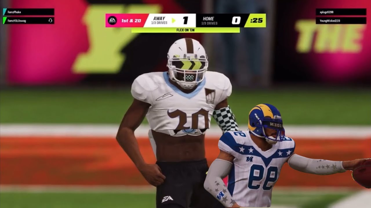 Using the TALLEST WR to moss everyone in the yard
