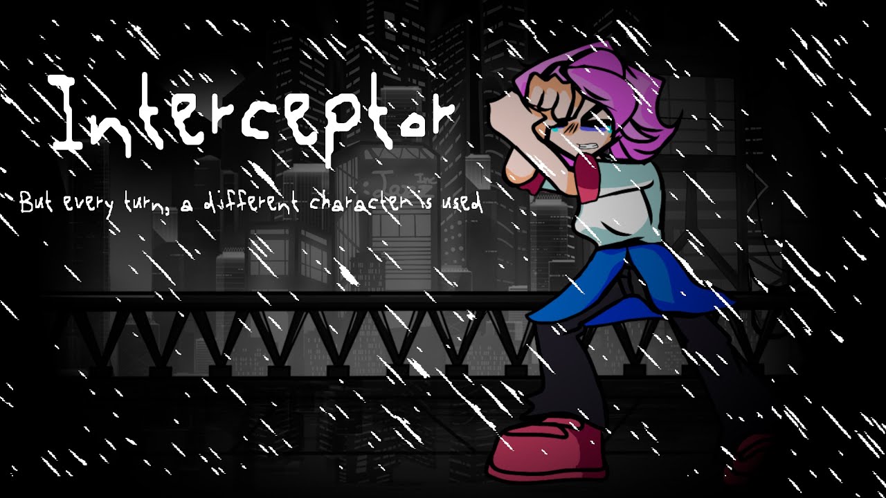 Friday Night Funkin': Interceptor, but every turn a different character faces an AU self | UTAU