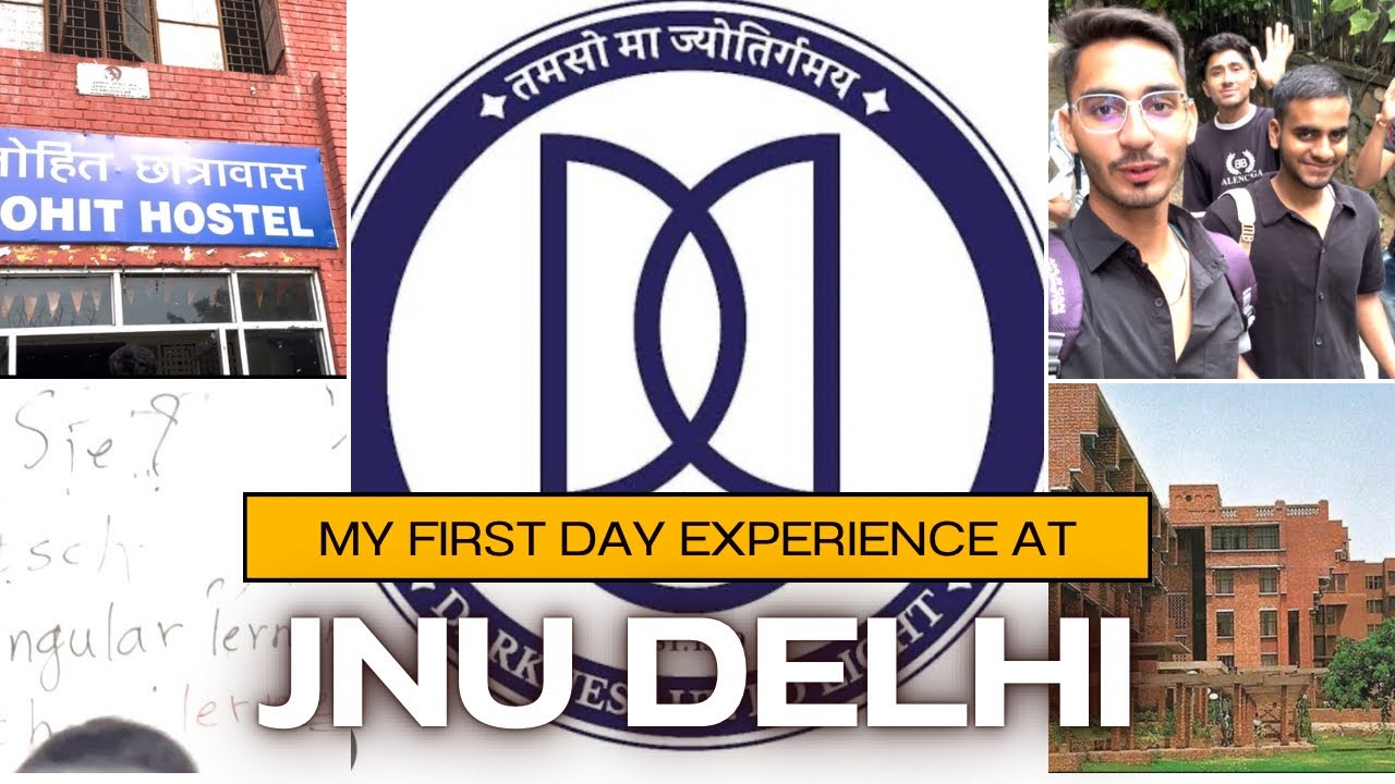 My first day at JNU DELHI in German😂✨  #jnu #jnucampus #jnuhostel #russian #campusduaries
