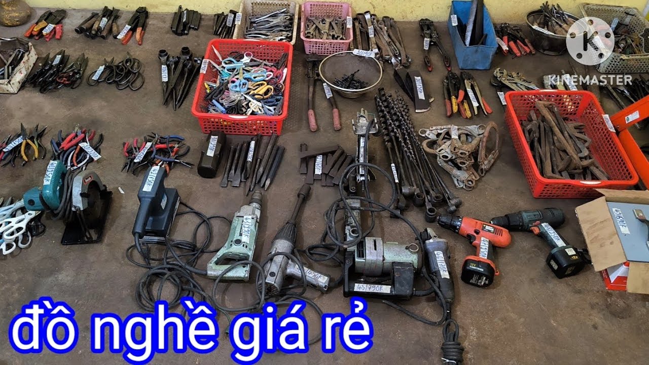 Video chiều ngày 6/3. Đồ nghề và máy giá rẻ. Chốt hàng trên Zalo. 0968904789