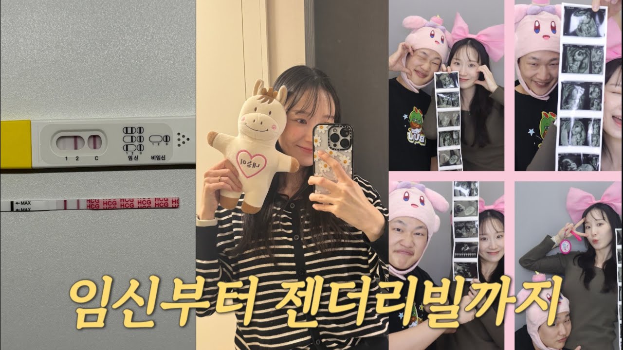 [vlog] 또 다시 임신..? | 임밍아웃부터 젠더리빌까지 | 5주 - 16주차