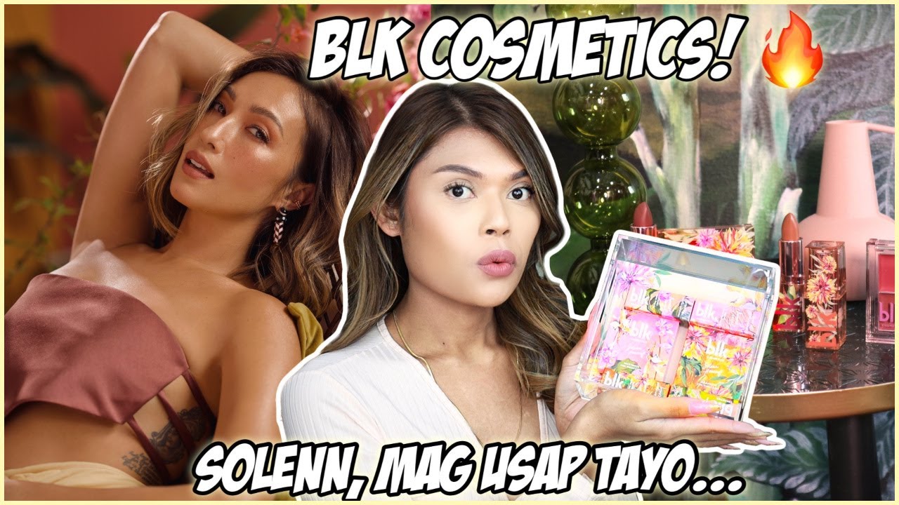 NEW BLK COSMETICS X SOLENN REVIEW! SOLENN HEUSSAFF MAGTAGO-TAGO KA NA CHERET! LOL!
