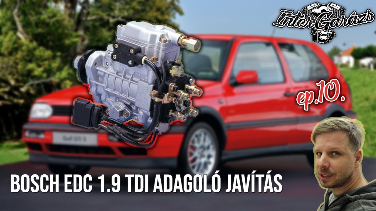 A legjobb diesel adagoló???!! VW Golf MK3 1.9 TDI BOSCH EDC adagoló javítása és hibafelvételezése!!!