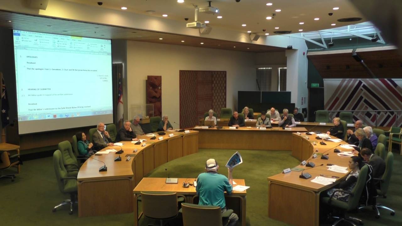 SP&F Solid Waste Bylaw Hearings and Deliberations - 18 August 2016