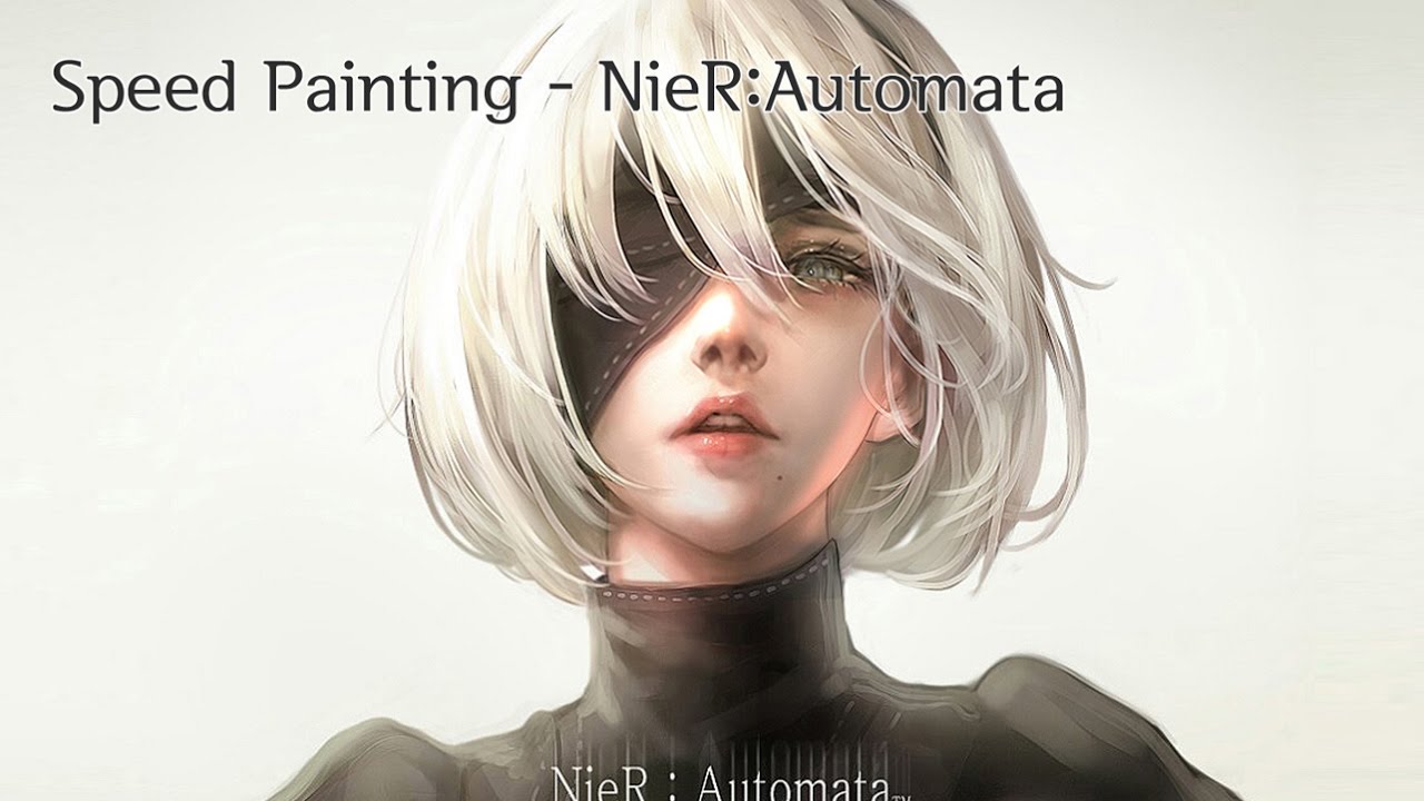 Speed Painting - NieR:Automata 2B 니어 오토마타 2B (Photoshop)