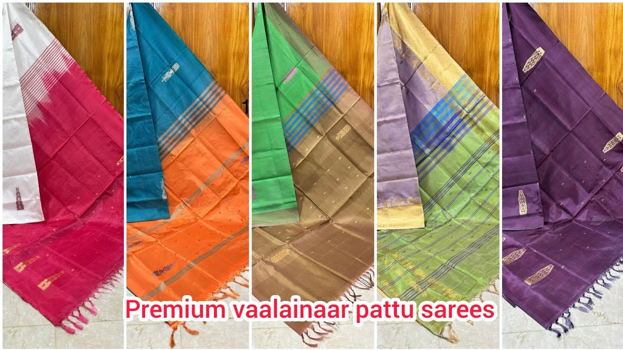 Vaalainaar pattu sarees ☎️ Whatsapp:8124904015 #vaalaipattusaree #bananapithsaree 