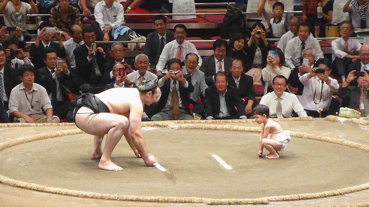 横綱白鵬より手強いぞ、琴欧洲最後の取組(2014年10月4日、琴欧洲断髪式 Kotoosyu retirement ceremony）