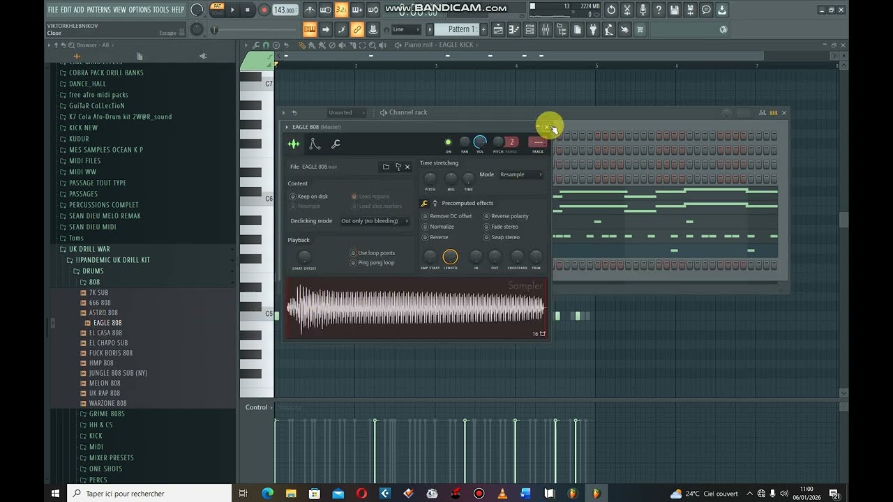 1er Partie composer Une Prod Drill Sombre Freestyle 