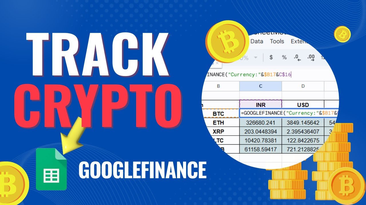 Как отслеживать криптовалюту в Google Таблицах? 💲GOOGLEFINANCE & IMPORTHTML