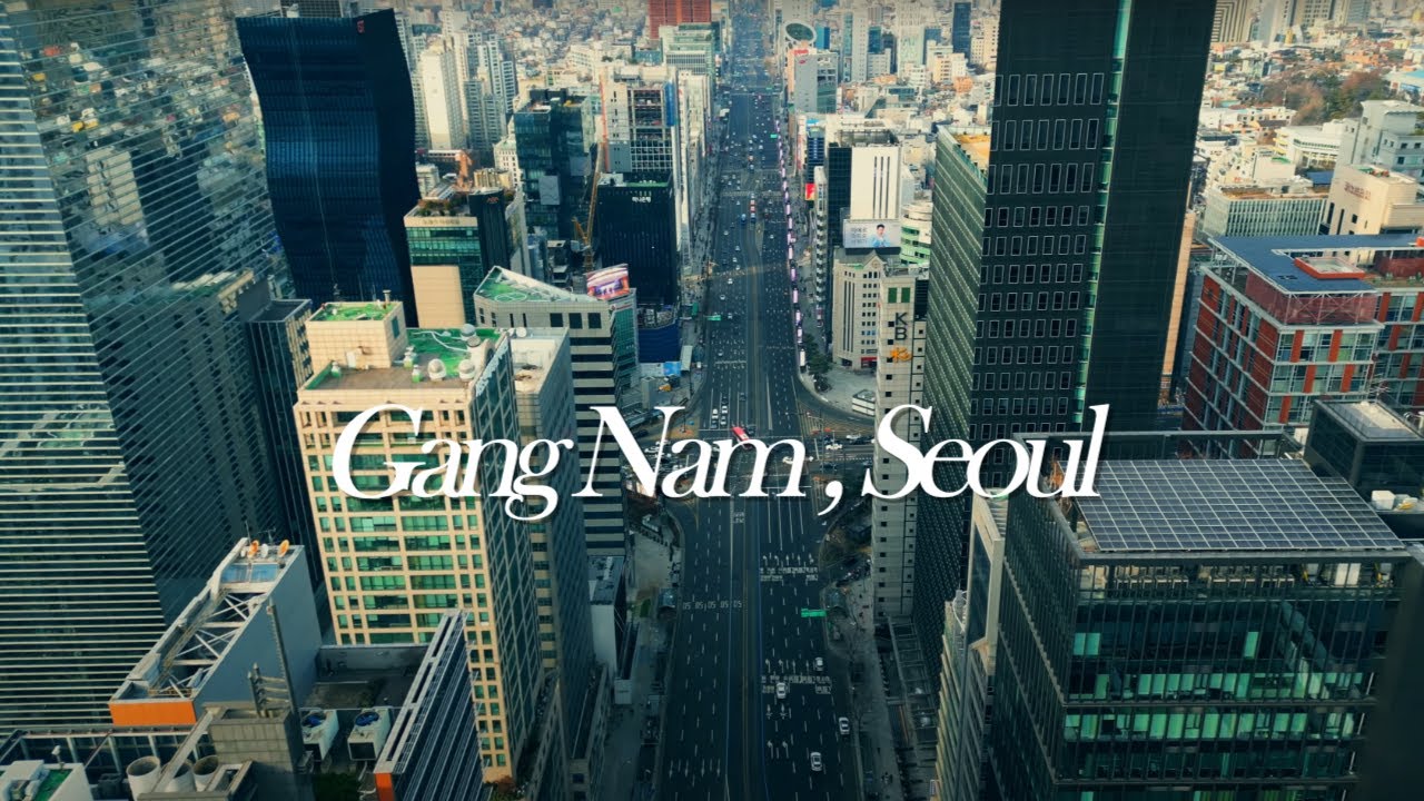 강남 테헤란로 드론 영상