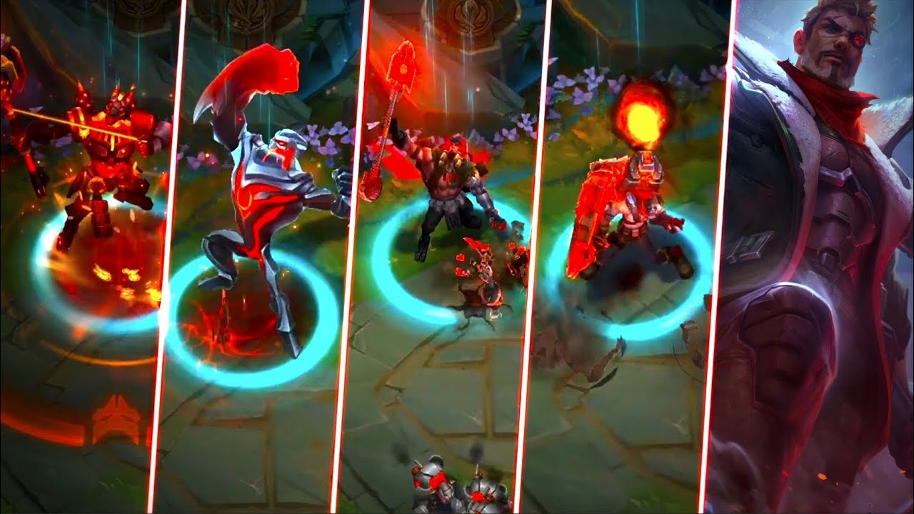 6 NEW SKINS - BATTLECAST NASUS & ZAC, RESISTANCE JAYCE, YORICK, SINGED, VICTORIOUS LUCIAN
