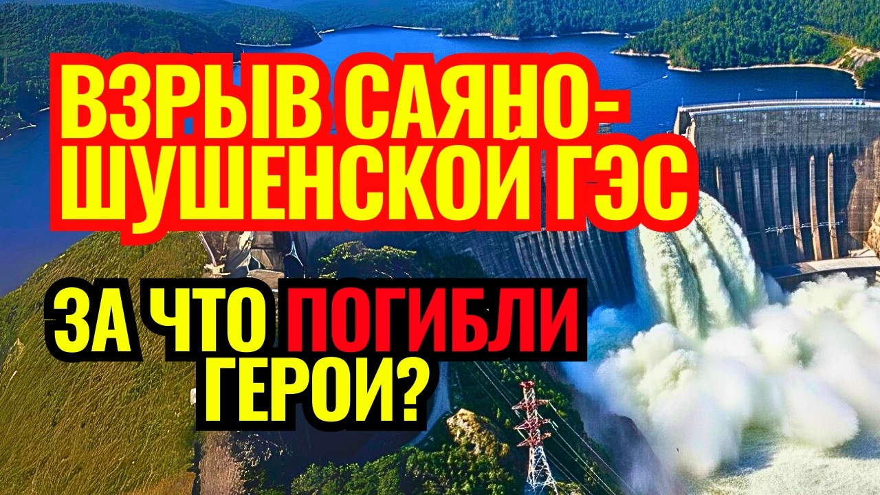ВЗРЫВ САЯНО-ШУШЕНСКОЙ ГЭС // КТО ВИНОВАТ В ГИБЕЛИ 75 человек? // трагическая история