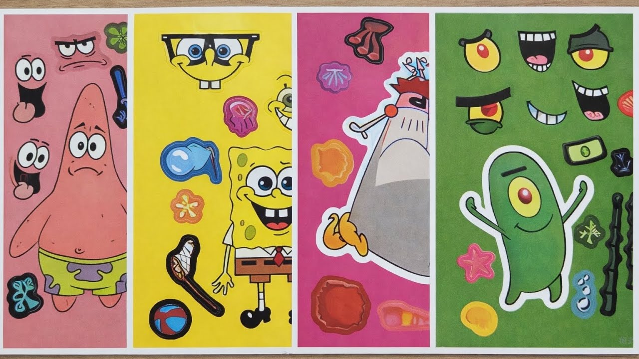 Relaxing Cartoon Sticker Video🃏