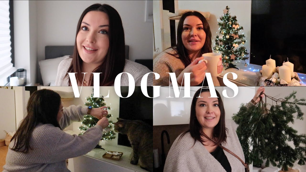 VLOGMAS DEN 10: Yankee Candle vosky, LIDL nákup & haul a zdobení Vánočního stromečku