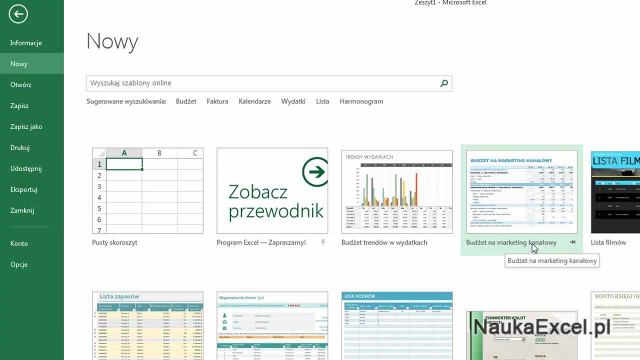 Co nowego oferuje Excel 2013?