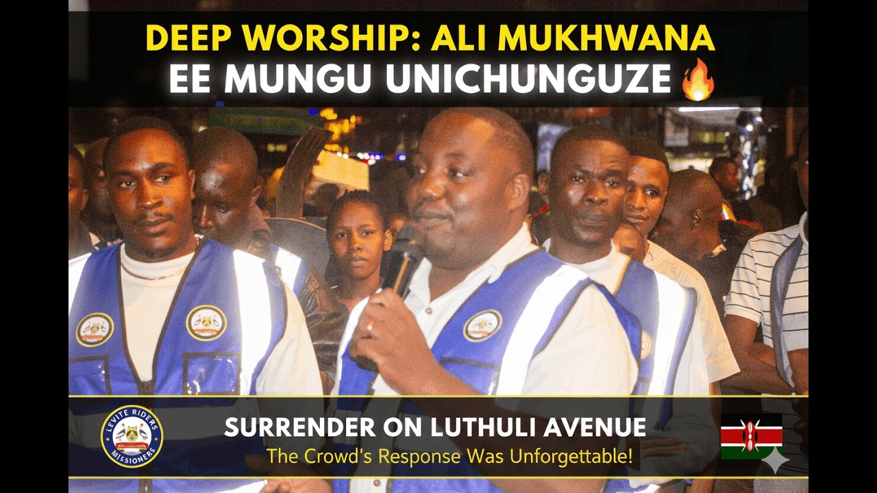 The Heaviest Worship Session in Nairobi: Ali Mukhwana Sings "Ee Mungu Unichunguze"