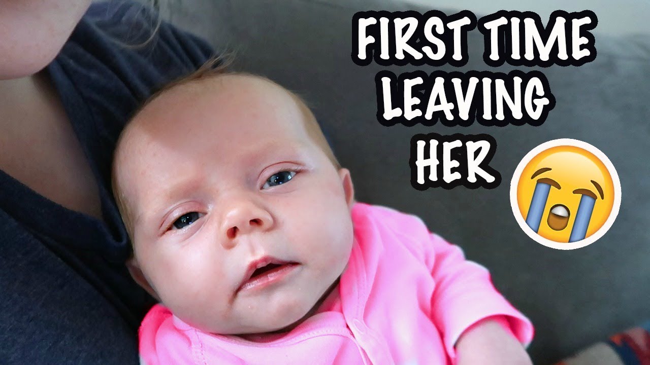 😭 LEAVING BABY FOR THE FIRST TIME!