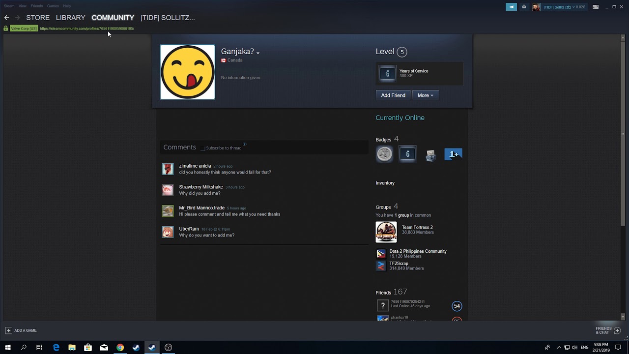 Scammer steamrep report