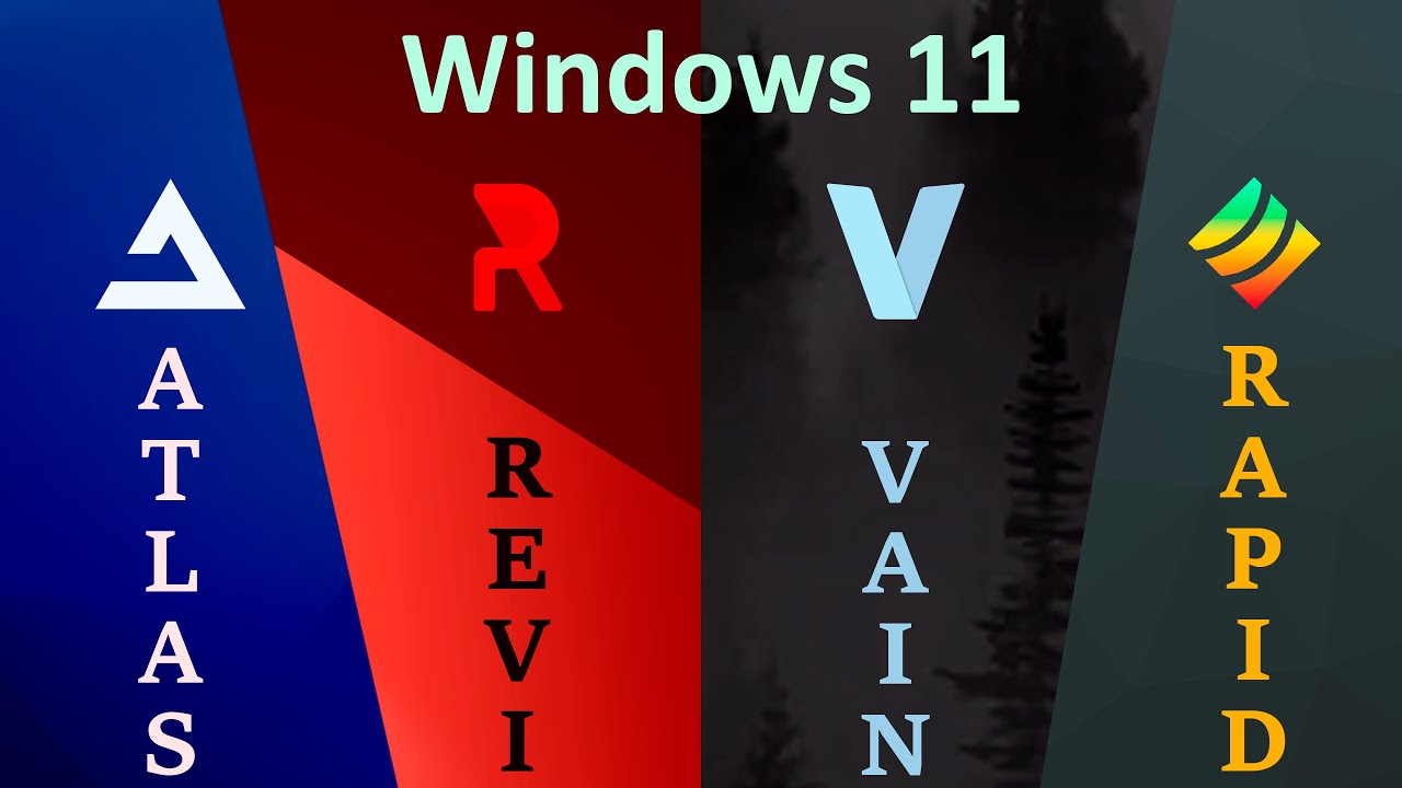 Ускоряем Windows 11 за 5 минут  | тест AtlasOS VainOS RapidOS ReviOS
