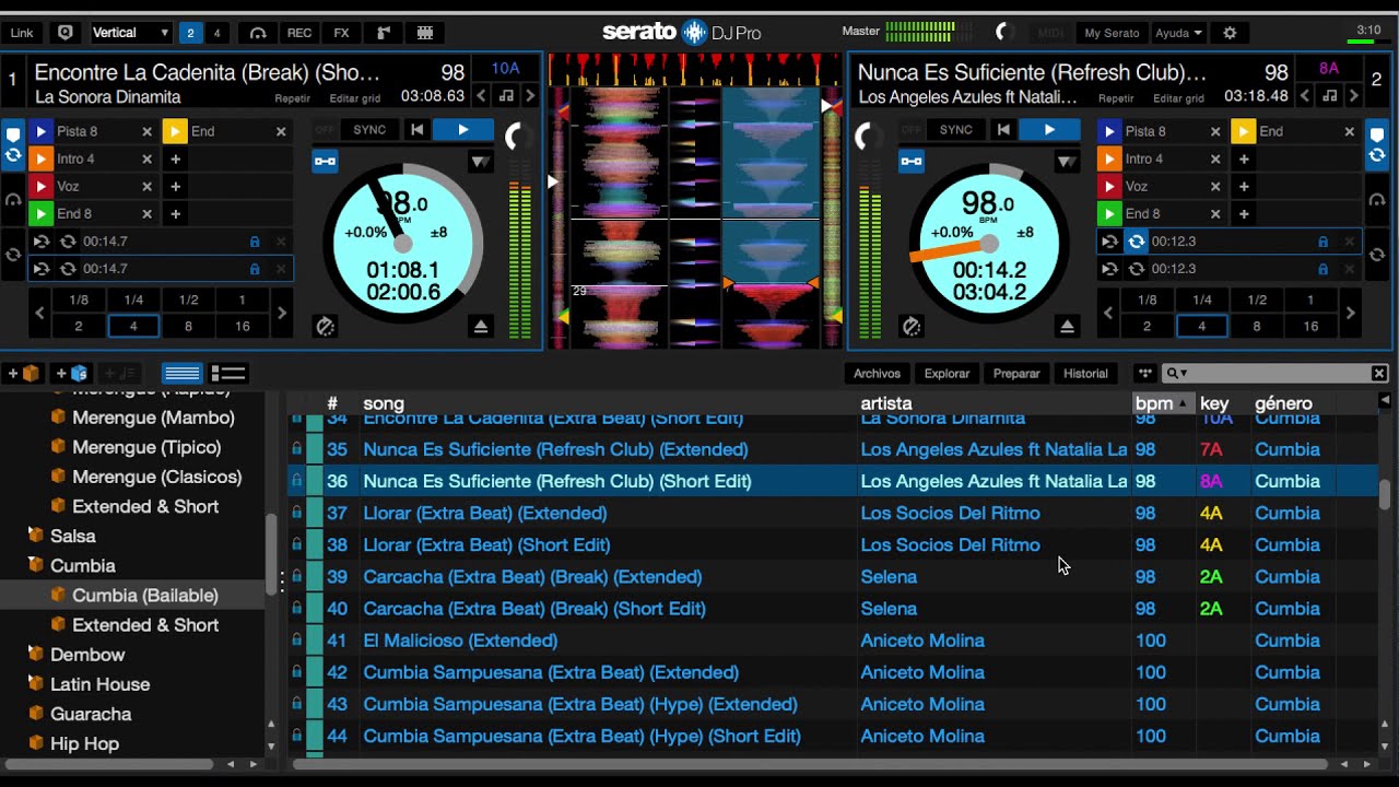 How To Mix Cumbia On Serato DJ Pro.. Como Mezclar Cumbia En Serato DJ Pro..