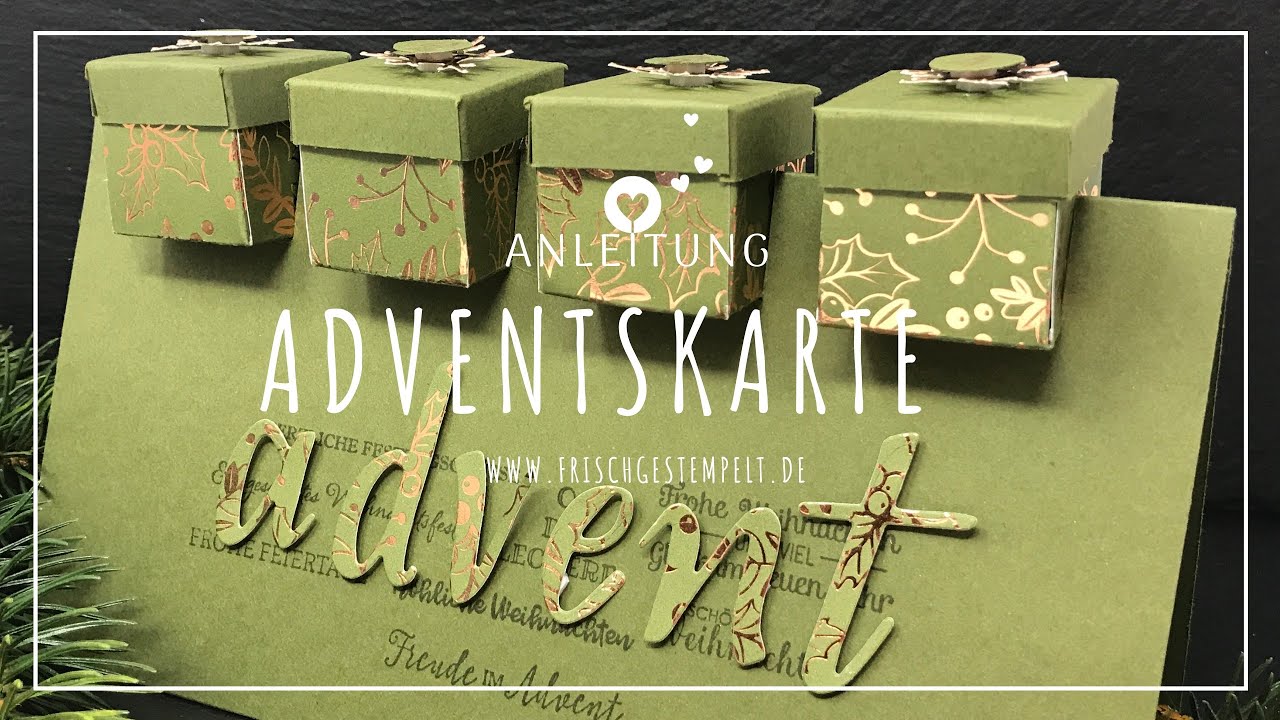Adventskarte🎄Weihnachtsmix🎄Stampin&lsquo; Up!
