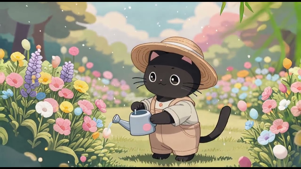🌸🐈‍⬛ Dancing Garden Lo-Fi (85 BPM) | Chill Hip Hop Beats to Relax & Study Chapter 4