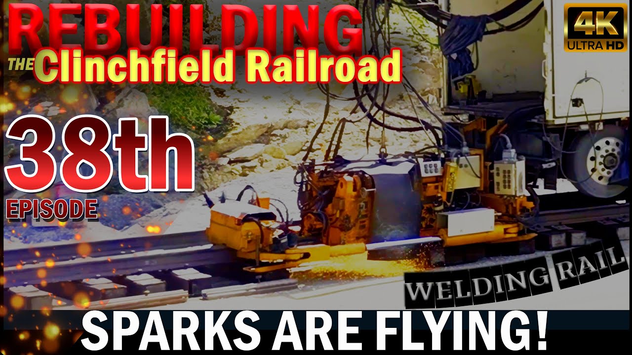 Part 38: INCREDIBLE PACE THROUGH THE GORGE ~ Rebuilding the Clinchfield Railroad Series