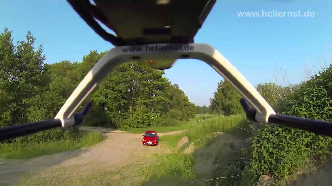 Heizen in der Kieskuhle mit dem Rex 500 und der GoPro