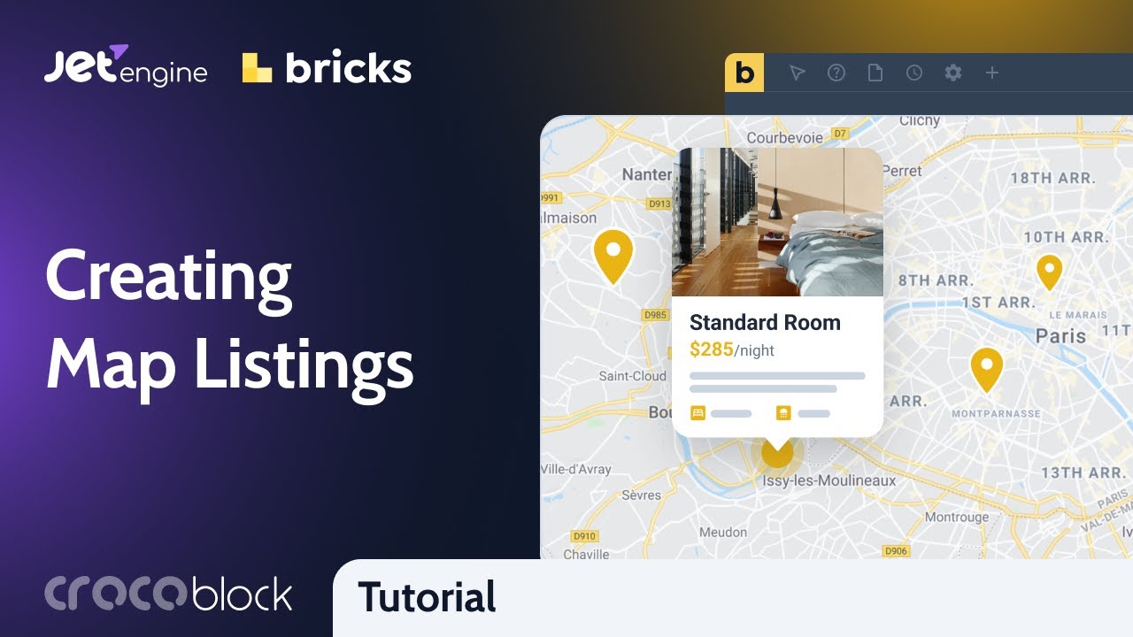 How to Create Map Listings with Bricks Builder in WordPress | JetEngine
