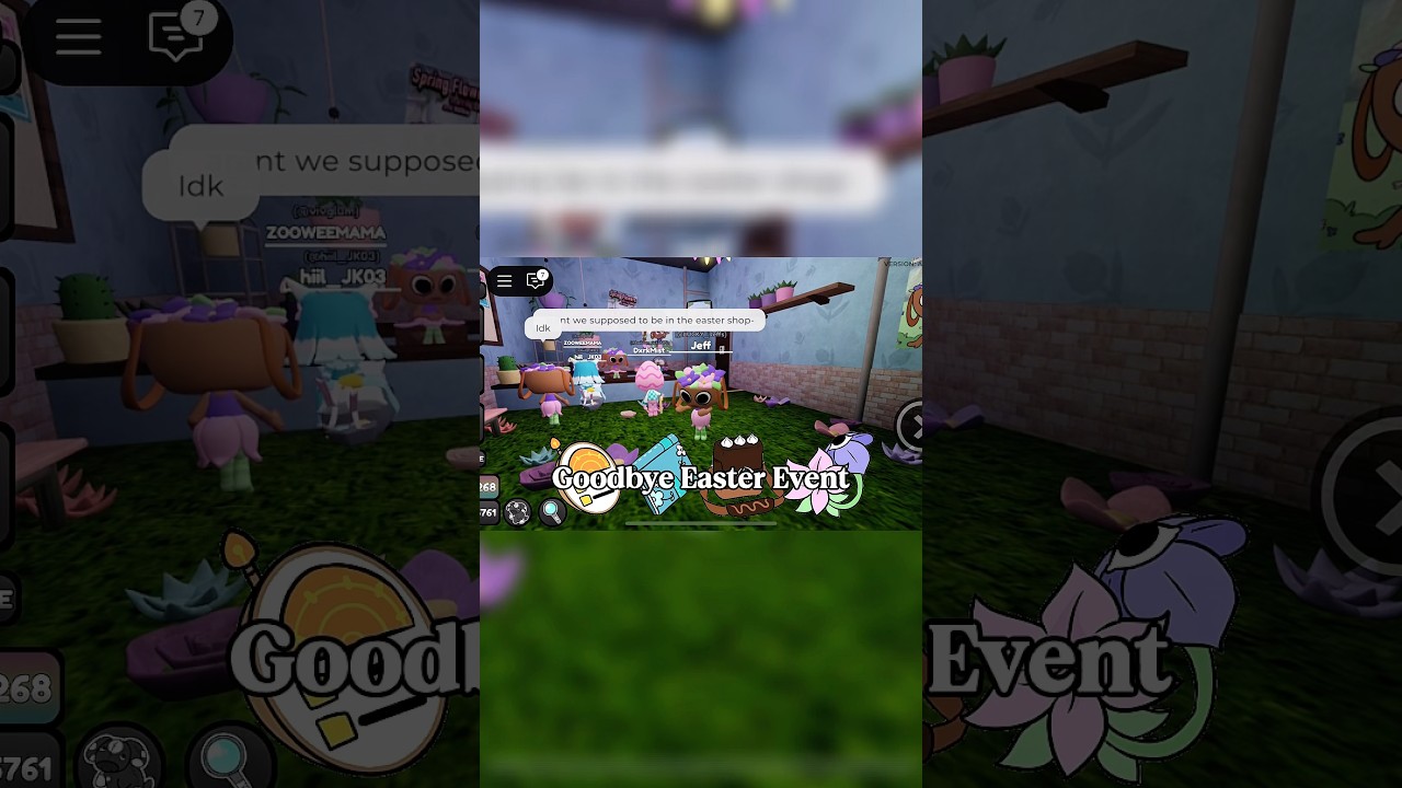 Goodbye Easter Event, and Thank You Easter Event! #dandysworld #roblox #shorts