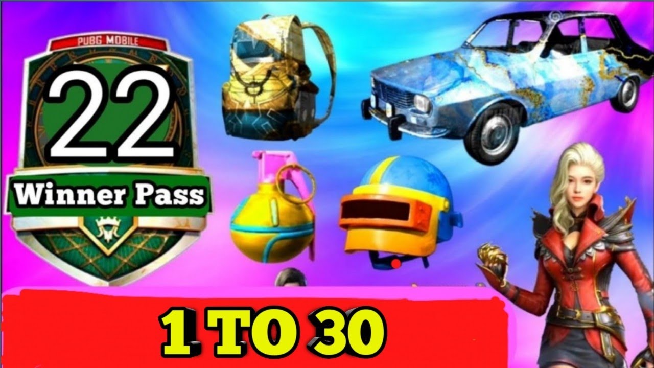 SEASON 22 WINNER PASS FULL MAX OUT - PUBG MOBILE LITE SEASON 22