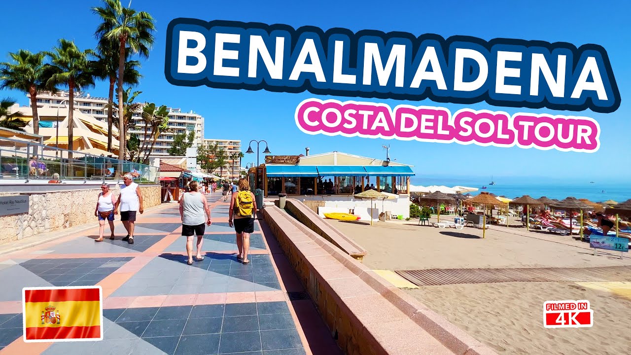 BENALMADENA near Malaga, Costa Del Sol, Spain | Walking Tour