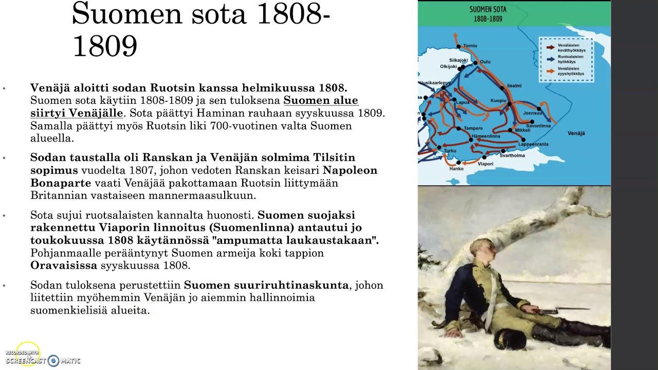 Suomen sota ja Porvoon valtiopäivät