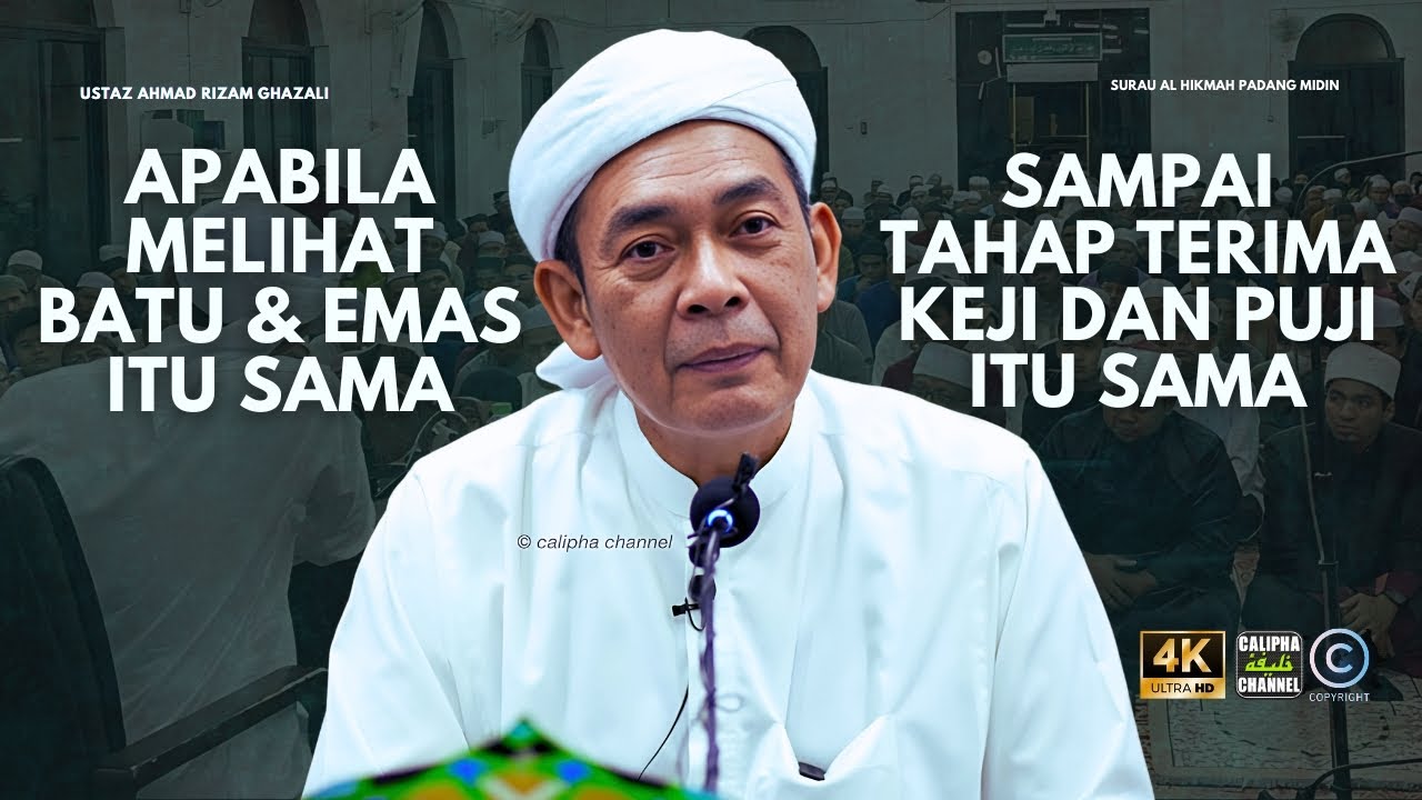 USTAZ AHMAD RIZAM - BELAJAR MENERIMA SEGALA KETENTUAN ALLAH