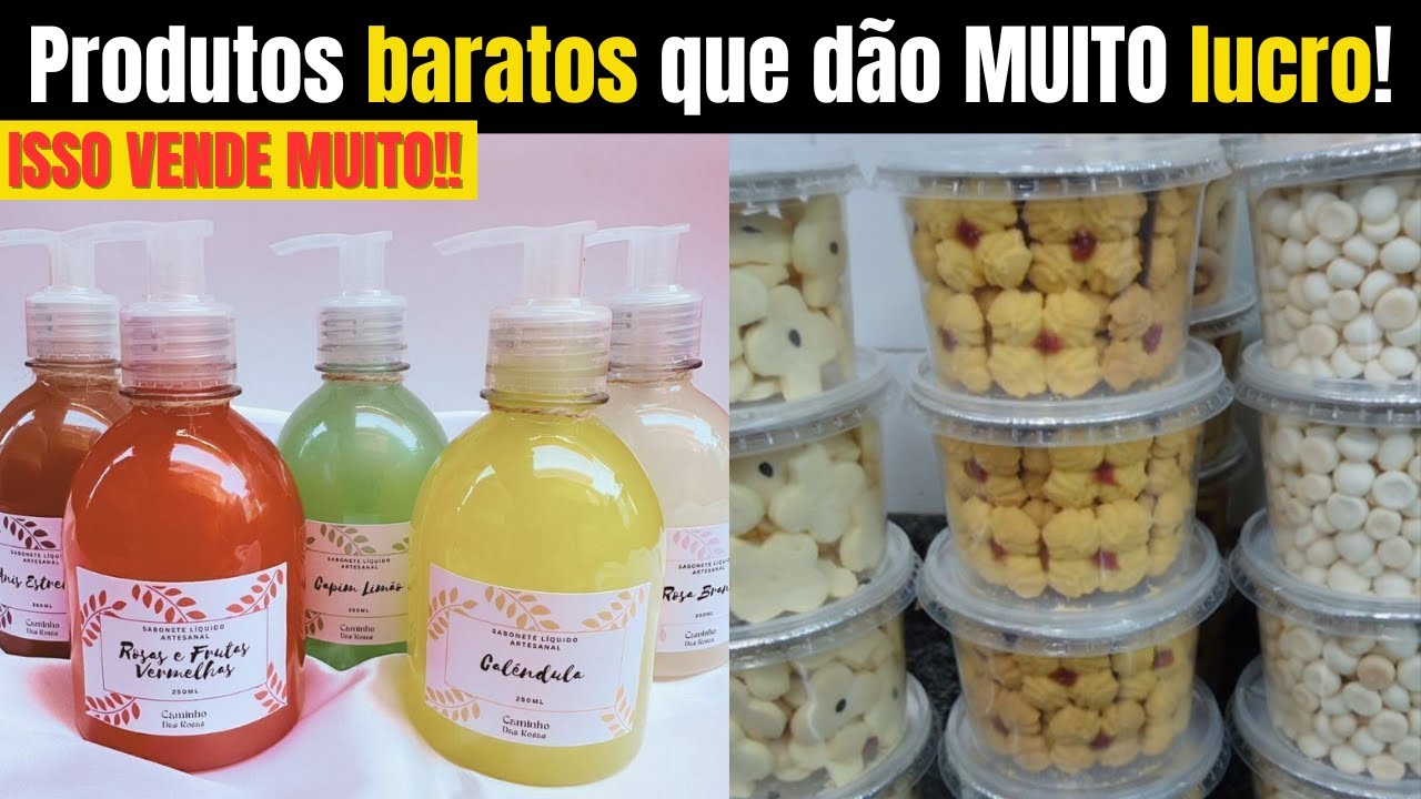 5 Produtos de até R$10 que vendem como água