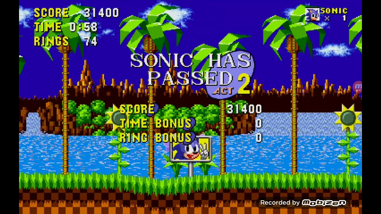Sonic 1 Android Green Hill Zone 