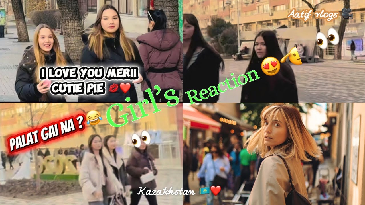 Girl’s Reaction in Kazakhstan, Indian boy ❤️👍🏻 // # 274
