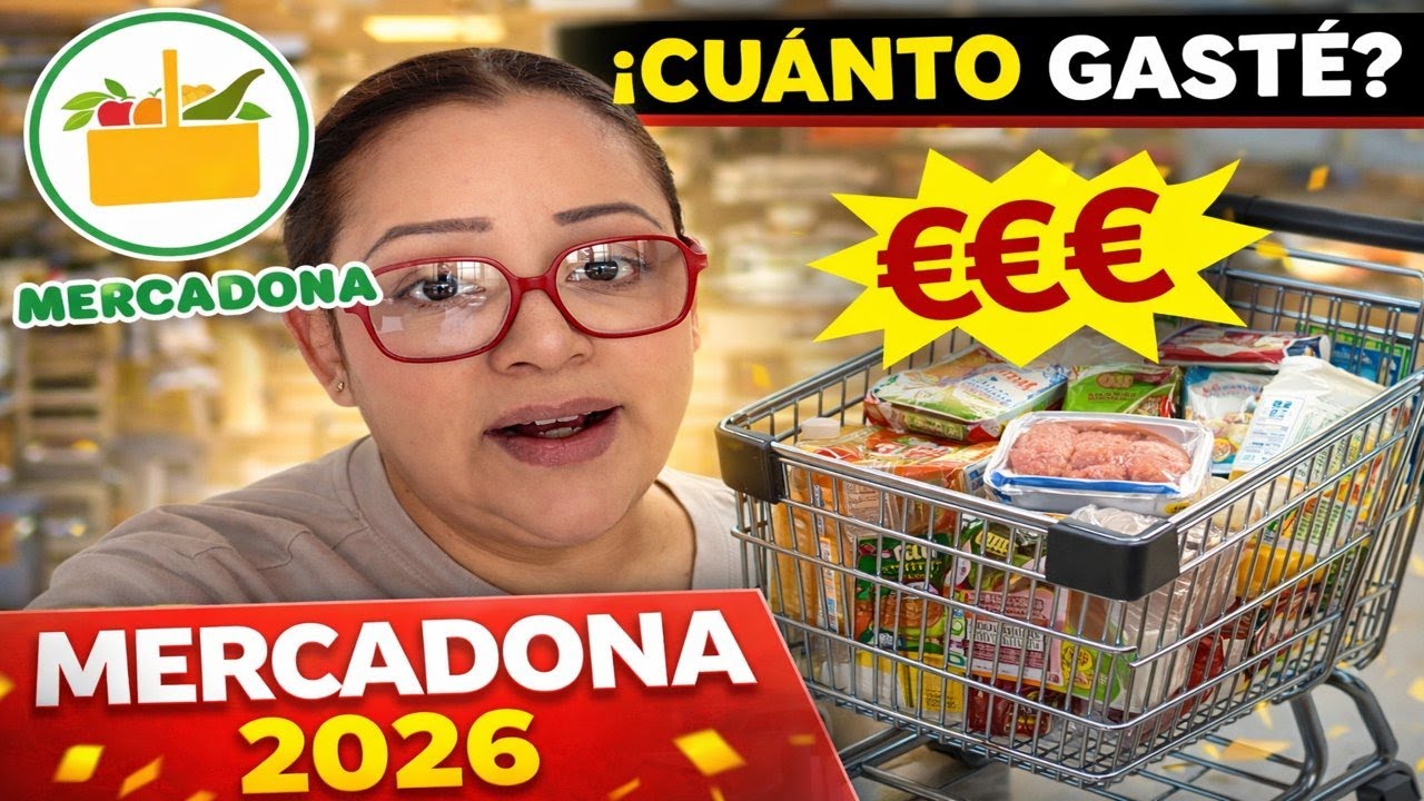 😱 CUÁNTO GASTO EN MI COMPRA SEMANAL EN MERCADONA 2026 | ¿SUBIÓ TODO?