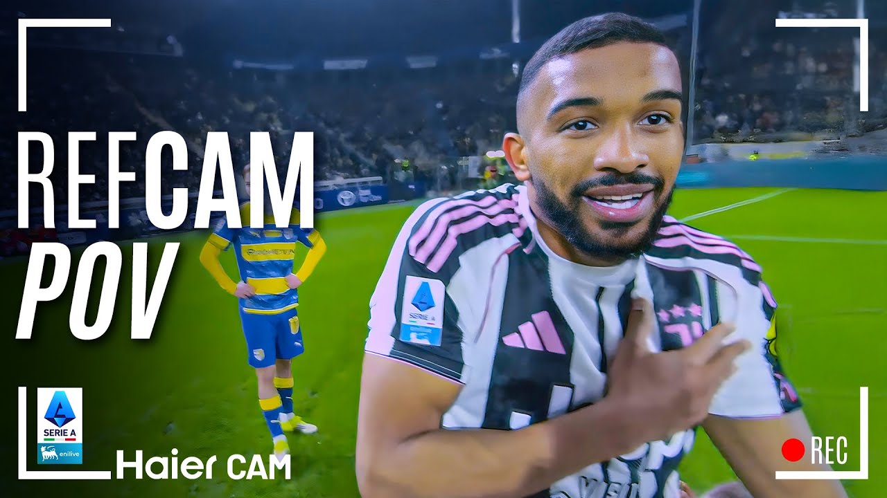 HAIER CAM | REF CAM POV: You Are The Referee in Parma-Juventus | Serie A 2025/26
