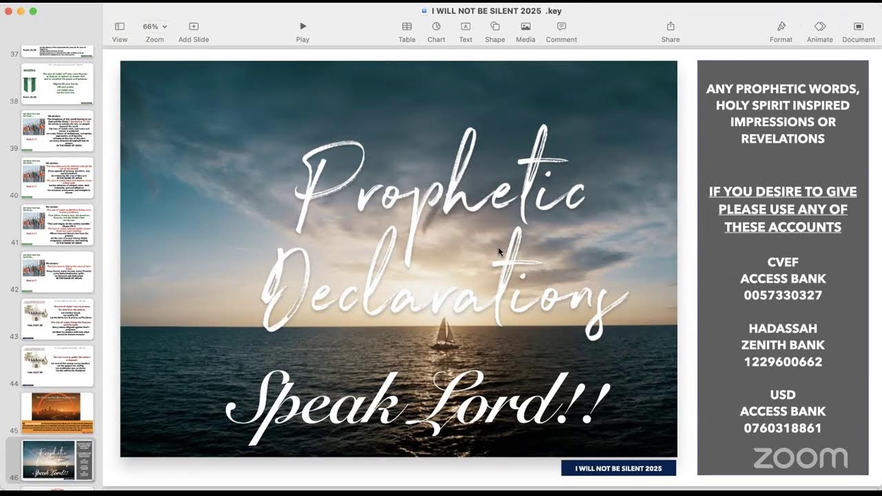 I WILL NOT BE SILENT - ON LINE PROPHETIC PRAYERS -LION OF JUDAH