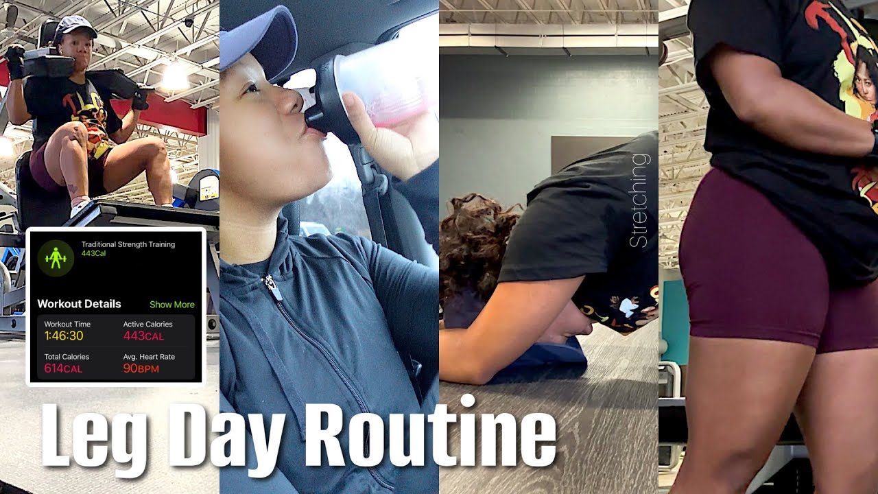 This One HURT! 🥵 | FULL Leg Day Routine After Being Sick! + My Gym Playlist