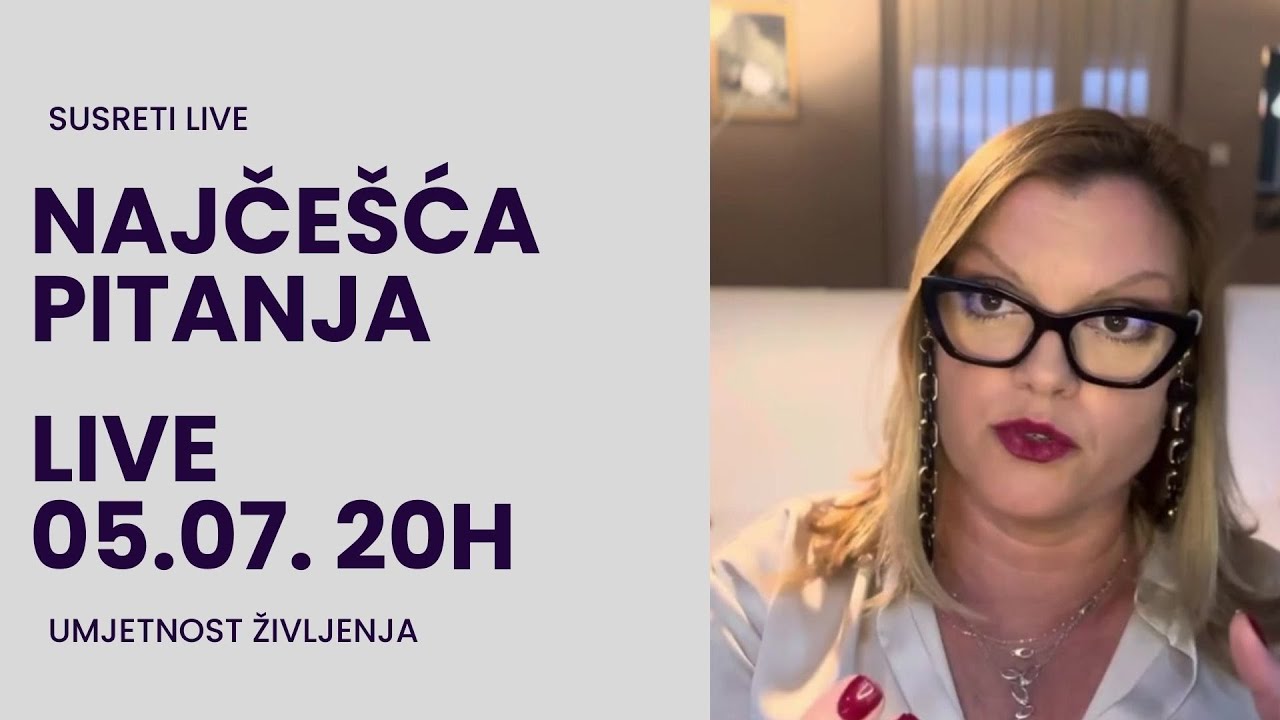 NAJČEŠĆA PITANJA - stream uživo 05.07.