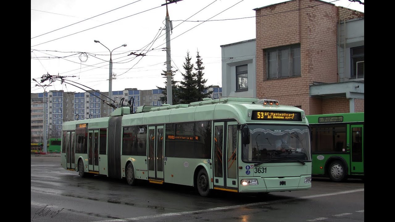 Троллейбус Минска БКМ-333,борт.№ 3631 (20.07.2017)