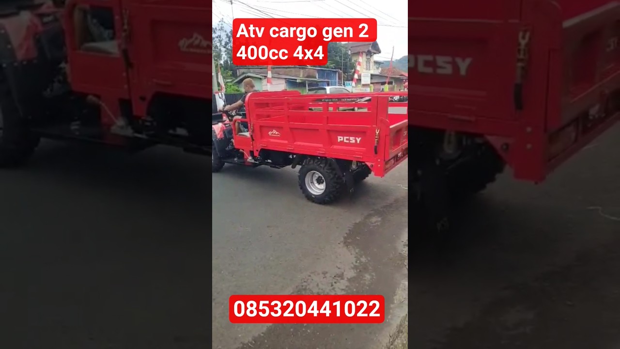 test ride atv cargo 400cc 4x4 gardan #atvcargo #atvcargo400cc #atvcargo #atvcarg4x4gardan