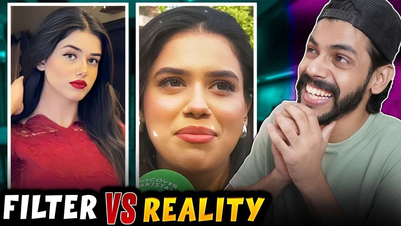 Tiktoker ALINA AMIR Filter Vs Reality 😂
