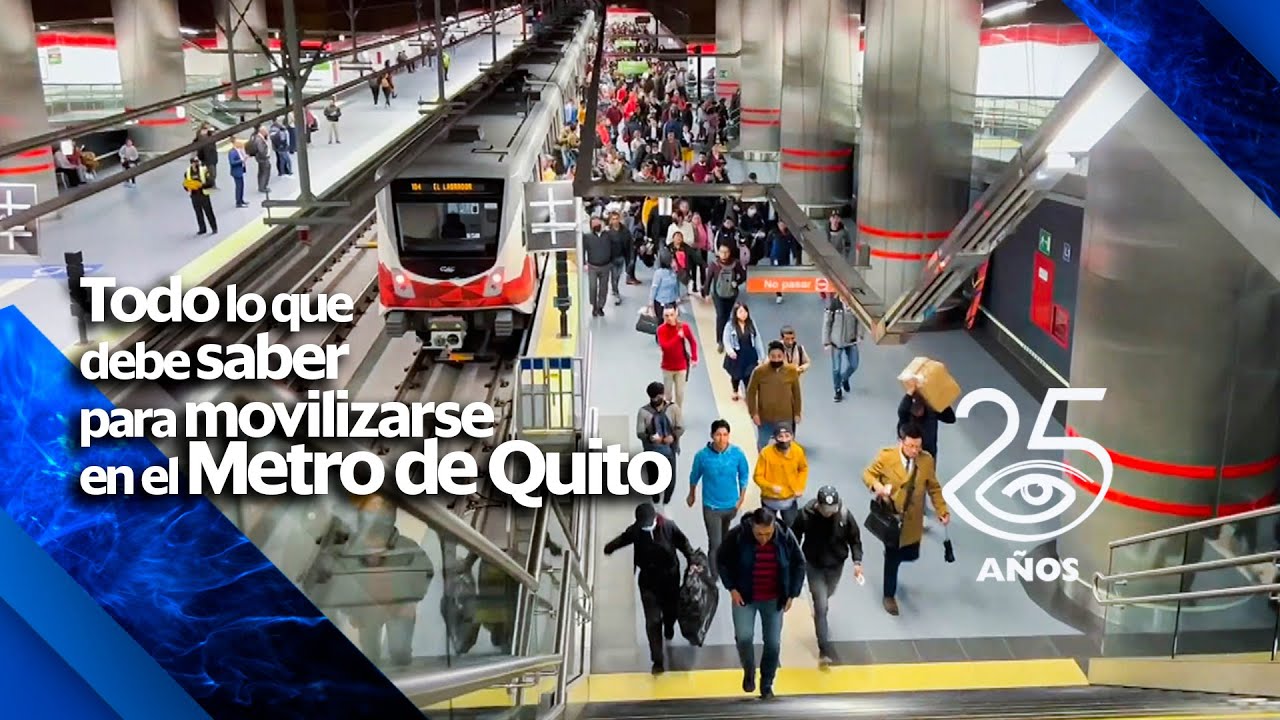 Todo lo que debe saber para movilizarse en el Metro de Quito - Día a Día - Teleamazonas