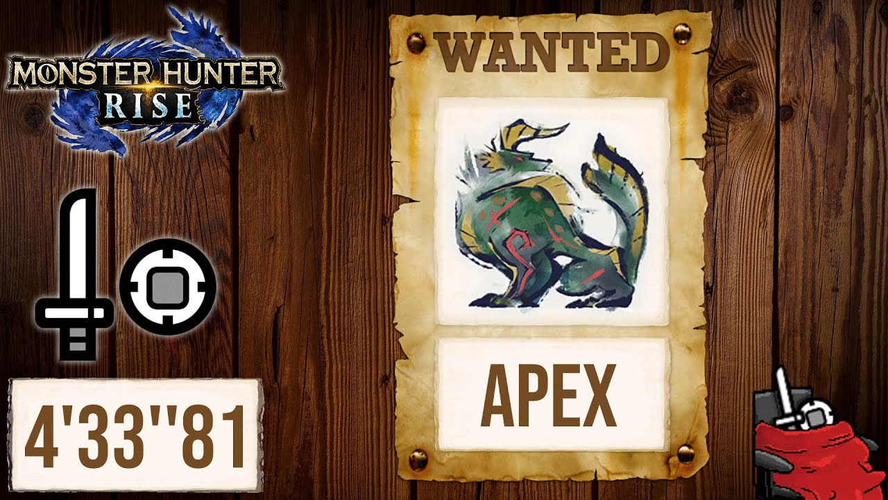 MH Rise | Solo Apex Zinogre (Sword and Shield | SnS) - 4'33''81