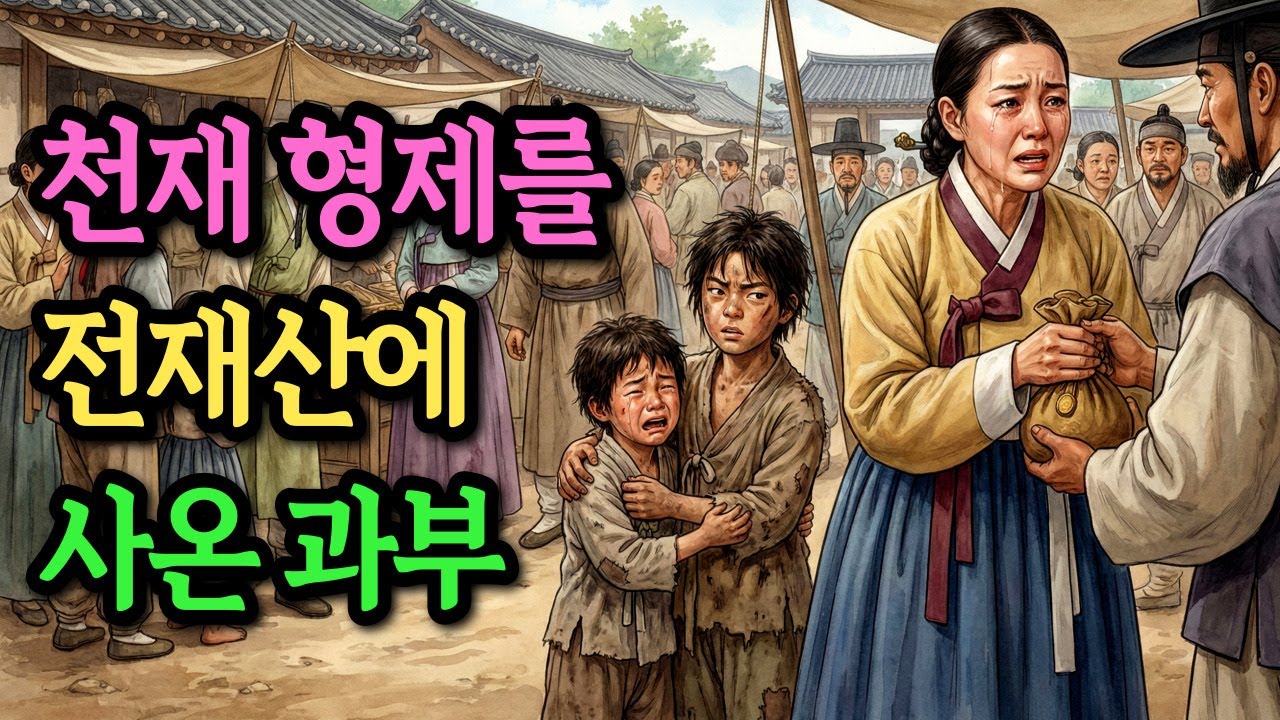 천재 형제를 전재산에 사온 과부 이야기 | 야담·민담·전설·설화·옛날이야기·오디오북