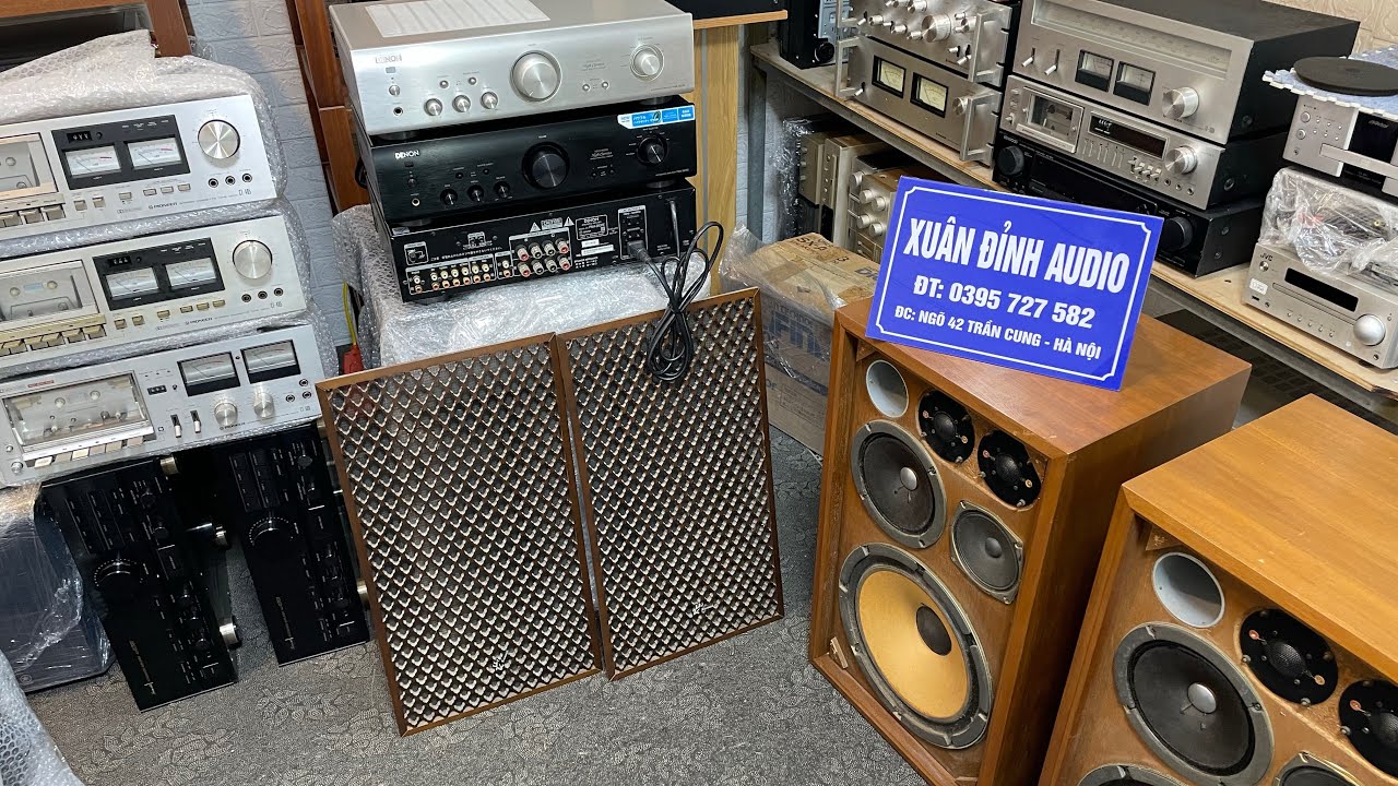 Thanh Lý Đầu Caset Pioneer, Amply Denon, Loa Sansui Cổ Sp-2002 Hàng Bãi Zin Đẹp.
