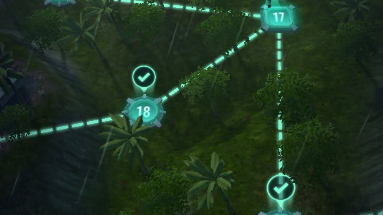 How to win node 18 Isle of trials (hard mode) Isle of trials #jurrasicworld